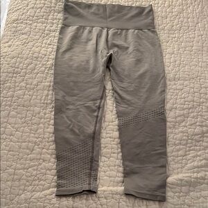 Women’s Zella ribbed waist Silver Blue Gray Leggings size large